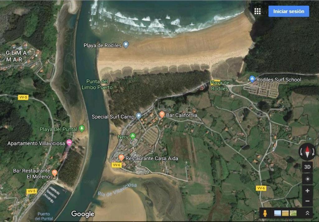 Playa Del Puntal I Villaviciosa Primera Linea Playa Extérieur photo